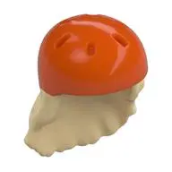 MINI WIG, W/ HELMET, NO. 12