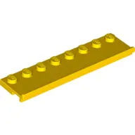 Yellow Plate, Modified 2 x 8 with Door Rail