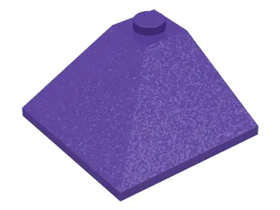 Dark Purple Slope 33 3 x 3 Double Convex Corner
