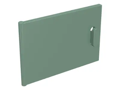 Sand Green Container, Cupboard 2 x 3 x 2 Door