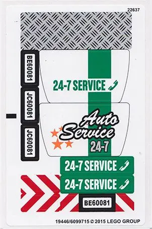 Sticker Sheet for Set 60081 - International Version - (19446/6099715)