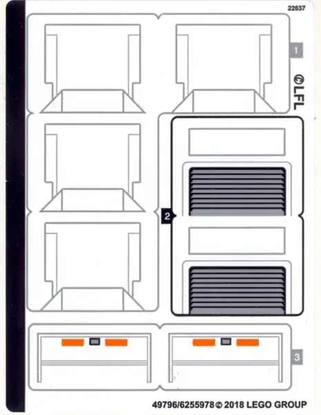 Sticker Sheet for Set 75221 - (49796/6255978)