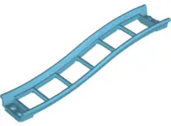 Medium Azure Train, Track Roller Coaster Ramp Small, 3 Bricks Elevation