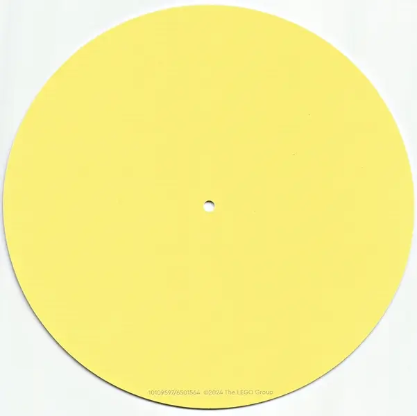 Bright Light Yellow Paper Cardboard Circle / Moon
