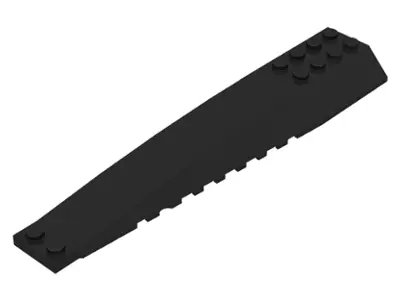 Black Wedge 16 x 4 Triple Curved with Reinforcements