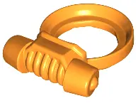 Orange Minifigure Breathing Apparatus, Scuba Regulator