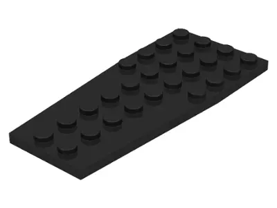 Black Wedge, Plate 4 x 9 without Stud Notches