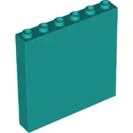 Dark Turquoise Panel 1 x 6 x 5