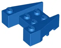 Blue Wedge 3 1/2 x 4 with Stud Notches