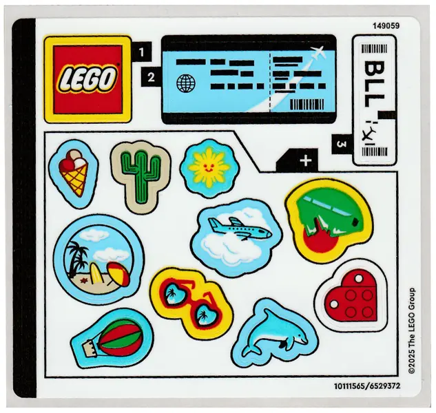 Sticker Sheet for Set 40817 - (10111565/6529372)