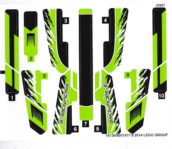 Sticker Sheet for Set 42021 - (16136/6057477)