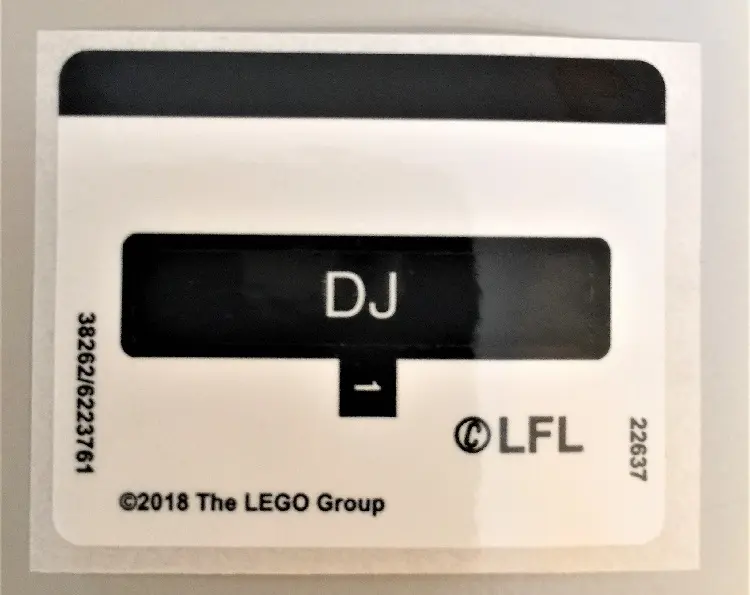 Sticker Sheet for Set 40298 - (38262/6223761)