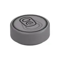 FLAT TILE 1X1, ROUND "NO. 35"