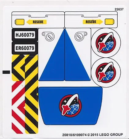 Sticker Sheet for Set 60079 - (20810/6109074)