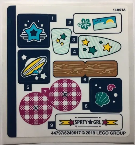 Sticker Sheet for Set 41364 - (44797/6249617)