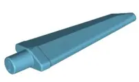 Medium Azure Minifigure, Weapon Sword, Spike Flexible 3.5L with Bar End