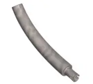 Flat Silver Dinosaur Tail / Neck Middle Section with Bar Hole and Technic Pin