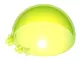 Trans-Neon Green Windscreen 8 x 8 x 3 Canopy Dome Half Sphere with Dual 2 Fingers