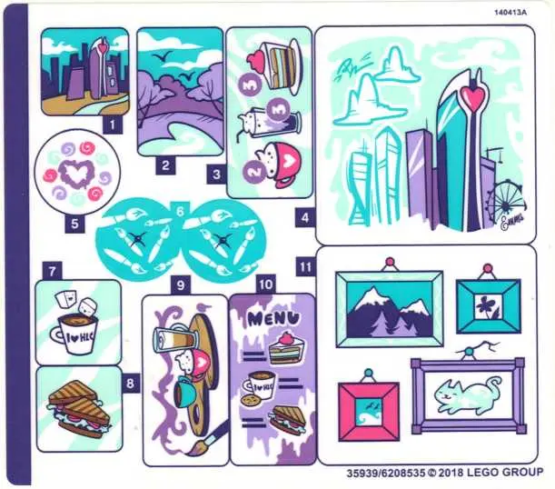 Sticker Sheet for Set 41336 - (35939/6208535)