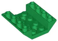 Green Slope, Inverted 45 4 x 4 Double with 2 Holes