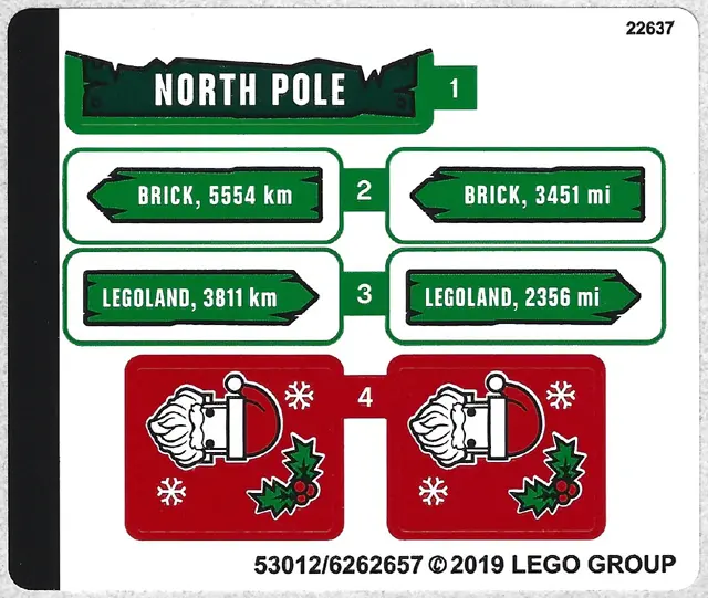 Sticker Sheet for Set 40353 - (53012/6262657)