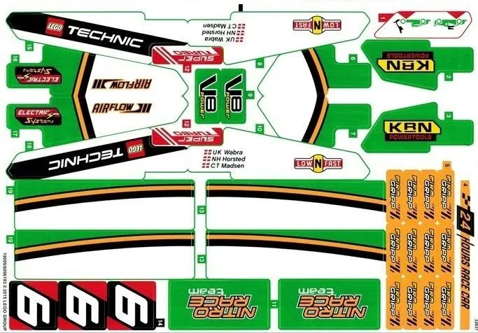 Sticker Sheet for Set 42039 - (19095/6096193)