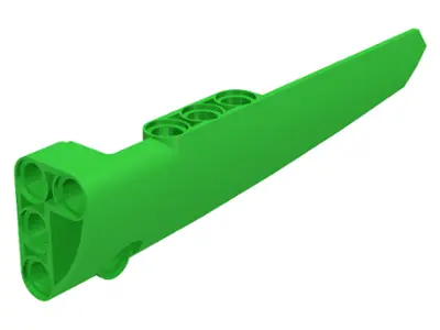 Bright Green Technic, Panel Fairing # 6 Long Smooth, Side B