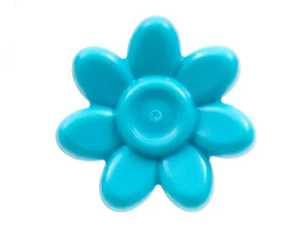 Medium Azure Minifigure, Utensil Trolls Flower, 7 Petals and Pin