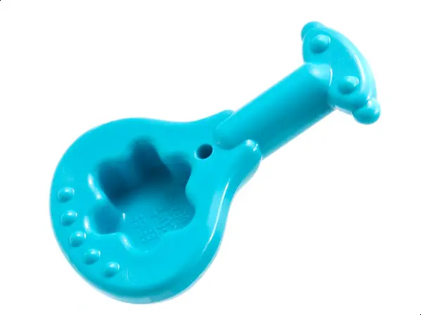 Medium Azure Minifigure, Utensil Trolls Mandolin / Lute