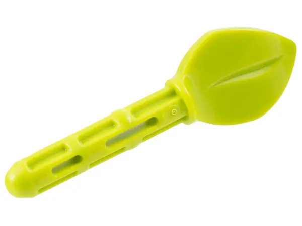 Lime Technic, Pin 3L with Friction Ridges and Leaf on End