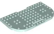 Aqua Brick, Modified 8 x 16 x 2/3 with 1 x 4 Indentations and 2 Rounded Corners