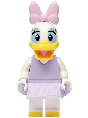 Duck - Lavender Top and Skirt, Bright Pink Bow