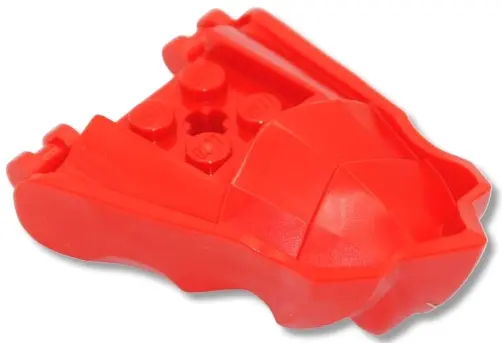 Dragon Head (Ninjago) Jaw with Small Spikes and 2 Bar Handles on Back