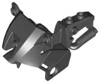 Black Motorcycle Fairing, City