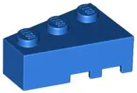 Blue Wedge 3 x 2  Left