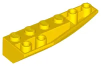 Yellow Wedge 6 x 2 Inverted Right