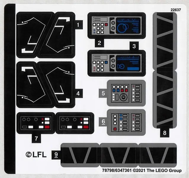Sticker Sheet for Set 75315 - (78798/6347361)