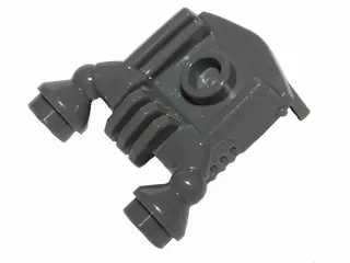 Dark Bluish Gray Minifigure Jet Pack with Nozzles and Stud