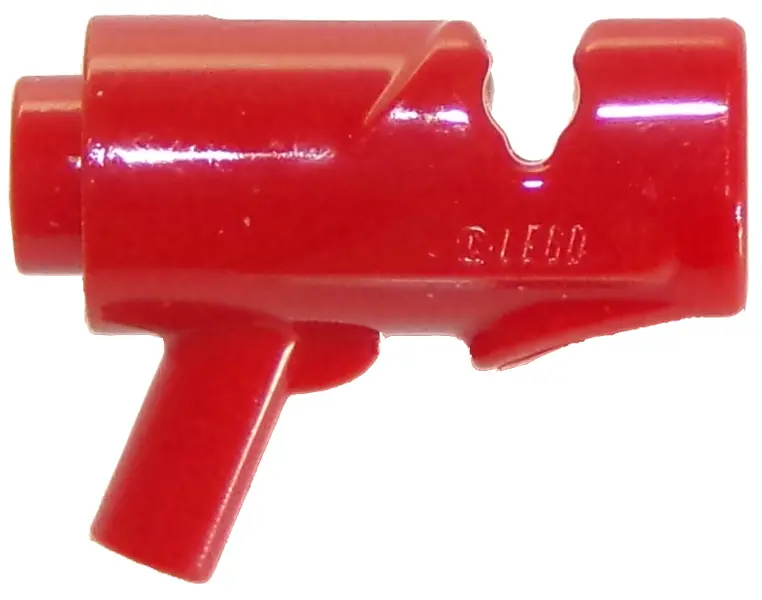 Red Minifigure, Weapon Gun, Mini Blaster / Shooter