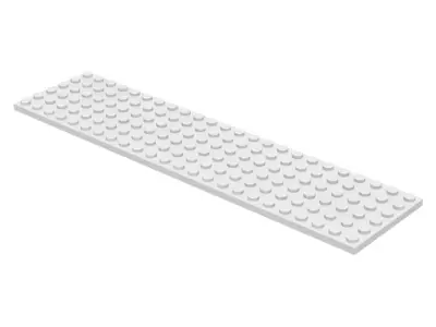 White Plate 6 x 24