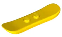 Yellow Minifigure, Utensil Snowboard Small