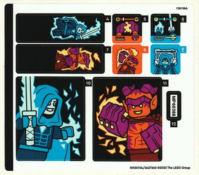 Sticker Sheet for Set 60388, Sheet 1 - (10100764/6427260)