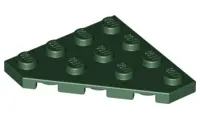 Dark Green Wedge, Plate 4 x 4 Cut Corner