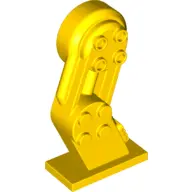 Yellow Large Figure Leg Left with Black Rotation Joint Pin