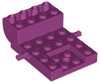 Magenta Vehicle, Base 4 x 6 x 1 2/3 Curved