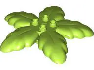 Lime Duplo, Plant Palm Tree Leaves with 4 Top Studs