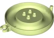 Yellowish Green Duplo Bath Toy 8 x 8 Floating Ring, Bottom