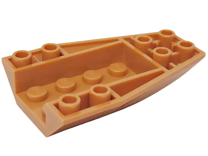 Nougat Wedge 6 x 4 Triple Inverted Curved