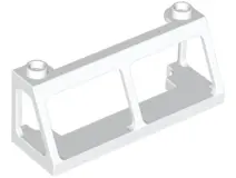 White Windscreen 2 x 6 x 2 Train