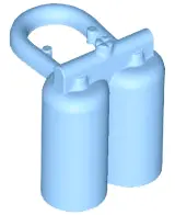 Light Blue Minifigure Air Tanks